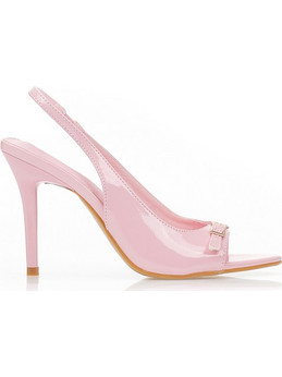 Γόβες slingback λουστρίνι