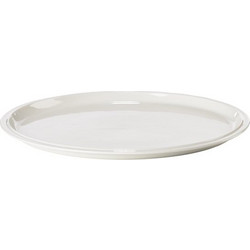 Zone Denmark Πιατέλα Σερβιρίσματος Πορσελάνινη Φ32x1,8 - Eau Offwhite