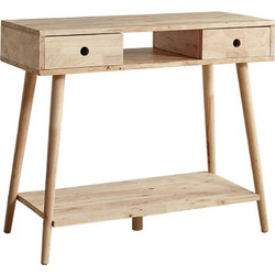 Κονσόλα Nextdeco Natural μασίφ ξύλο Υ76,5x90x40εκ