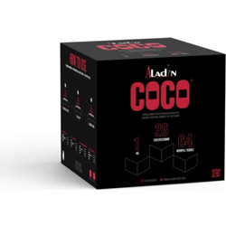 Aladin Coco Κάρβουνο 26mm για ναργιλέ 1Kg