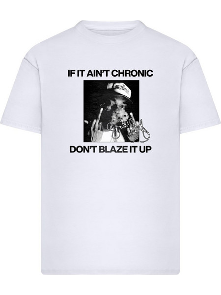 Snoop Dogg Picture Oversize Tee white