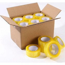 Wallex PackPro 5000 - Διάφανη Επαγγελματική Ταινία Συσκευασίας 250m x 5cm | 20 Ρολά, Θορυβώδης