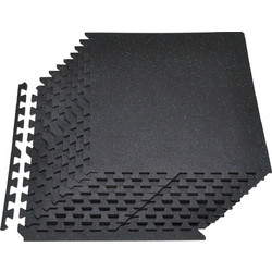 VEVOR Σετ Αφρώδους Παζλ Δαπέδου, 24 Τεμ. 610 x 610 x 10 mm, Υψηλής Πυκνότητας Αφρός EVA, Μαλακά Διακοσμητικά Πλακίδια, Προστατευτικό Δάπεδο με Μπλε Στίγματα για Οικιακό Γυμναστήριο ή Γραφείο HSXJDDHDL