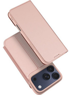 Θήκη Flip Dux Ducis Apple iPhone 18 Pro/17 Pro Skin Pro Ροζ N69653