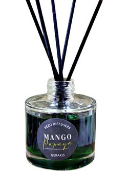 Keradiko Αρωματικό χώρου reed diffusers Mango Papaya 120ml 003081MPA
