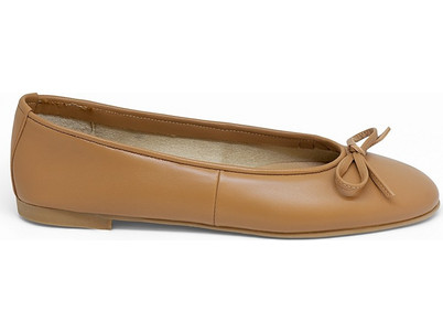 Bigshoes GA2137-09 Δερμάτινη Μπαλαρίνα Ταμπά
