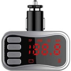 Bluetooth Hands Free κινητού - Car kit - FM Transmitter αυτοκινήτου Car - Αναμεταδότης μουσικής Mp3 στο ραδιόφωνο μέσω Bluetooth ή κάρτας micro sd ή usb stick - Θύρα usb για φόρτιση κινητών