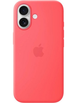 iPhone 17 Silicone Case with MagSafe - Bright Guava