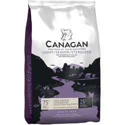 Canagan Senior, Light & Sterilised Grain Free with Free Range Chicken 4kg