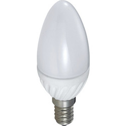 Spacelights E14 2W LCANDE142W LED ΛΑΜΠΑ ΤΥΠΟΥ ΚΕΡΑΚΙ CERAMIC ΖΕΣΤΟ ΛΕΥΚΟ - SPACE