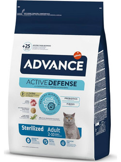 Affinity Advance Active Defense Sterilised Adult with Turkey 1.5kg
