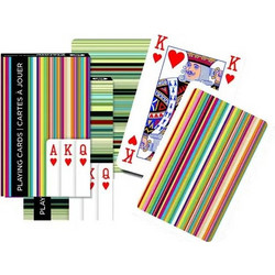 Piatnik - Stripes Bridge Size Playing Cards (Horizontal)