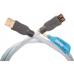 Supra USB 2.0 Καλώδιο USB Τύπου A-A Αρσενικό Θηλυκό 2m (1001908225)