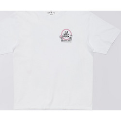 Edwin Ramen Pink T-Shirt Ανδρική Μπλούζα Cotton Oversized Fit - White I036627.02.67