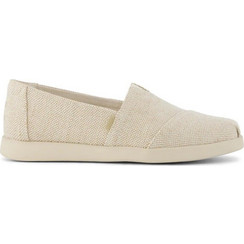 TOMS Γυναικείες Alpargata Plus Glimmer Sub Canvas Espandrilles 10023035 Μπέζ