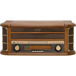 Denver MCR-50MK3 Πικάπ με Ηχεία & Προενίσχυση USB Brown