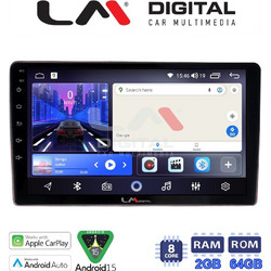 LM Digital ZW8159 Ηχοσύστημα Αυτοκινήτου με Οθόνη 9" & GPS