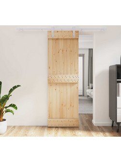 vidaXL Πόρτα Εσωτερική Συρόμενη Ξύλινη Φυσική 70x210cm 3444951