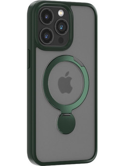 Comma case Joy Shark Mag for iPhone 15 Plus navy green