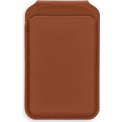 Satechi Leather Wallet With stand, Compatible With Magsafe Vegan Leather Wallet Stand brown