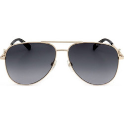 Marc Jacobs Marc653/S RHL/9O Γυναικεία Γυαλιά Ηλίου Aviator Μεταλλικά Χρυσά με Μαύρο Polarized Φακό
