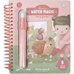Little Dutch LD126896 Little Dutch Βιβλίο ζωγραφικής Water Reveal Rosa Fairy Garden