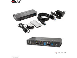 Club3D KVM Switch CSV-7210 2 x DisplayPort / HDMI