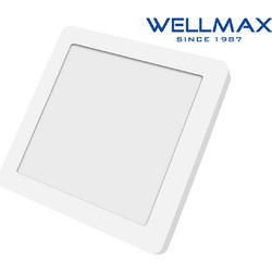 ΦΩΤΙΣΤΙΚΟ LED DOWNLIGHT ΕΠΙΤΟΙΧΟ ΤΕΤΡΑΓΩΝΟ 225x225 18W 1440LM 6500K WELLMAX