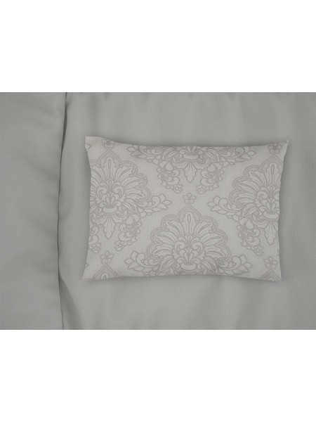 Μαξιλαροθήκη Εμπριμέ Άρτεμις 701 50X70 Grey 100% Cotton Dimcol