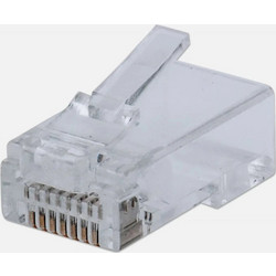 INTELLINET IWP-CAT6U Φις RJ45 Cat6 Pass-Through - Πακέτο 50τμχ