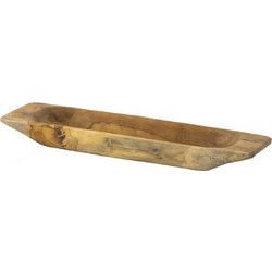 Artekko Artekko Woody Διακοσμητική Πιατέλα από Ξύλο Teak Φυσική Απόχρωση (48.5x13.5x5)cm 49931