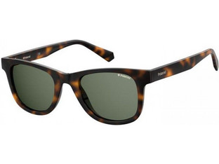 Polaroid Eyewear PLD1016/ 086/UC Ανδρικά Γυαλιά Ηλίου Τετράγωνα Κοκάλινα Ταρταρούγα με Πράσινο Polarized Φακό