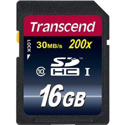 Transcend Secure Digital SDHC 16GB Class 10 UHS-I