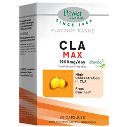 Power Health Platinum Range CLA Max Συμπλήρωμα Διατροφής 1900mg 60 Κάψουλες