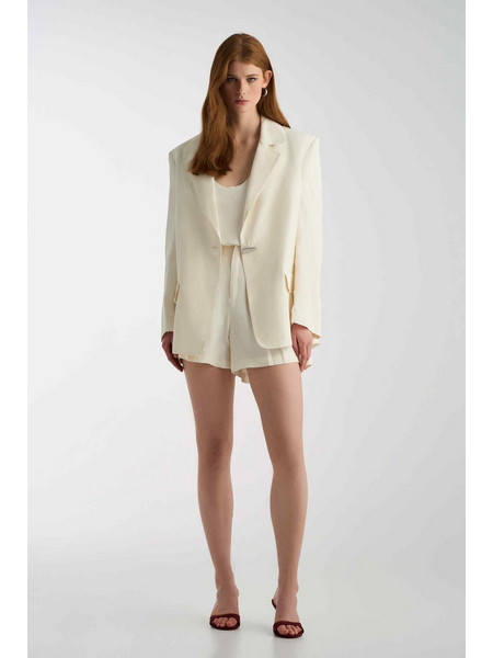 Linen Oversized Blazer