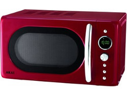 Akai AKMW203 Φούρνος Μικροκυμάτων με Grill 20lt Κόκκινος