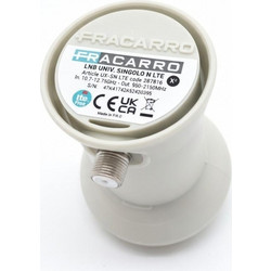 LNB μονό FRACARRO UX-SN LTE (1 χρήστης) 287816 με φίλτρο LTE & Full HD Ready - AS-35.20.004