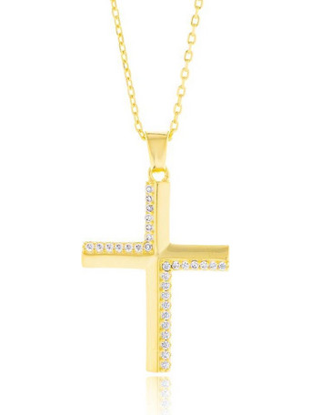 JOOLS ΚΟΛΙΕ ΣΤΑΥΡΟΣ ΑΠΟ ΑΣΗΜΙ 925 GR7N016.1