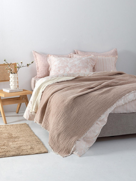 Palamaiki Κουβέρτα muslin 170x240 MOUS BEIGE Μπεζ