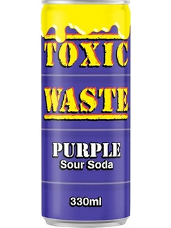 Toxic Waste Sour Soda Purple 330ml (σταφύλι)