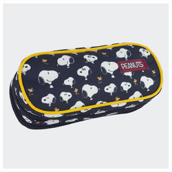 Back Me UP Peanuts Colors Κασετίνα με 2 Θήκες Μαύρη 365-00141