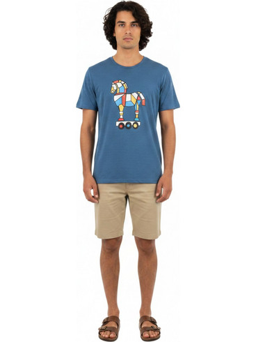 Ανδρικό T-Shirt σχέδιο Δούρειος Ίππος XS