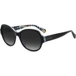 Kate Spade Addilynnfs Γυναικεία Γυαλιά Ηλίου Στρογγυλά Κοκάλινα Μαύρα με Μαύρο Degradee Φακό