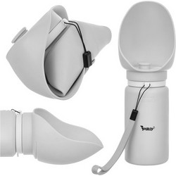 Πτυσσόμενο Μπουκάλι Νερού για Σκύλους PurLov 550ml με Ενσωματωμένο Μπολ