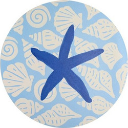 Estia Σουπλά Shell Shore Φ38cm Μπλε-Γαλάζιο 07-40369