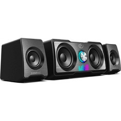 Rebeltec Rock Ηχεία Υπολογιστή 2.1 22W με RGB Φωτισμό Black