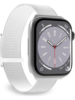 Puro Nylon Sport Λουράκι Υφασμάτινο White (Apple Watch 38 / 40 / 41mm)
