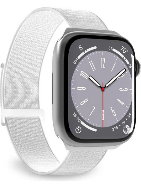Puro Nylon Sport Λουράκι Υφασμάτινο White (Apple Watch 38 / 40 / 41mm)