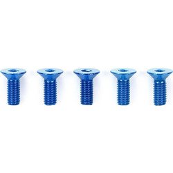 3x8mm COUNTERSUNK HEX HEAD SCREW / BLUE (5PCS ) - TAMIYA 53772