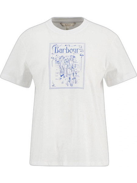 BARBOUR HAMBLETON T-SHIRT ΜΠΛΟΥΖΑ Κ/Μ LTS0710-WH11-WHITE